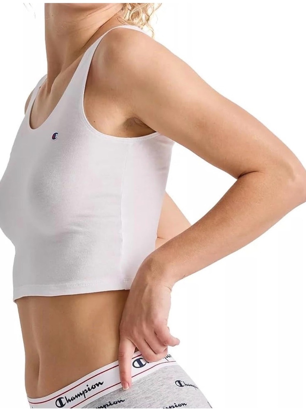 Champion White Crop Top NEW WITH TAGS